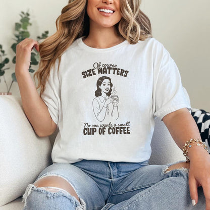 Size Matters PNG, Trendy Vintage Retro Housewife - 300 DPI Design for