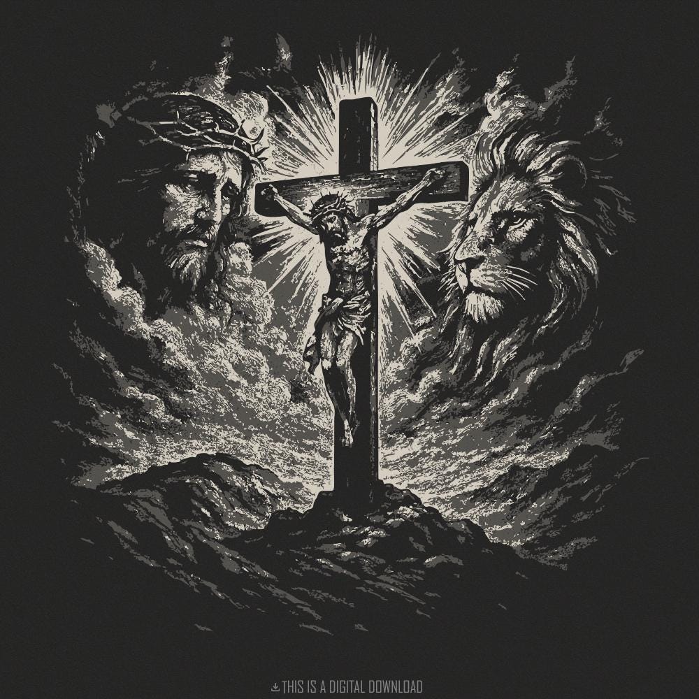 Jesus T-Shirt Design, Religious Halftone - 300 DPI Design for T-Shirt