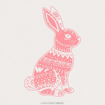 Easter Bunny PNG, Spring png - 300 DPI Design for T-Shirt