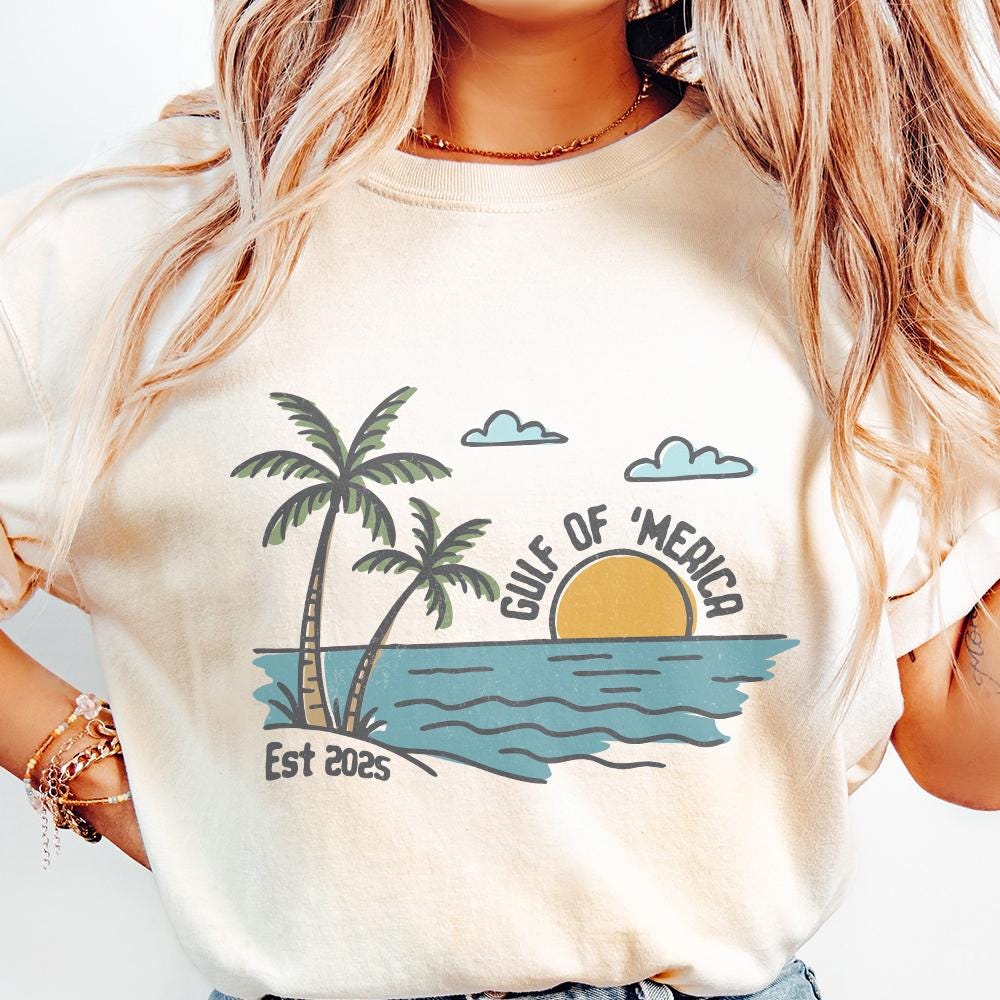 Gulf of merica PNG, Gulf Of Usa - 300 DPI Design for T-Shirt