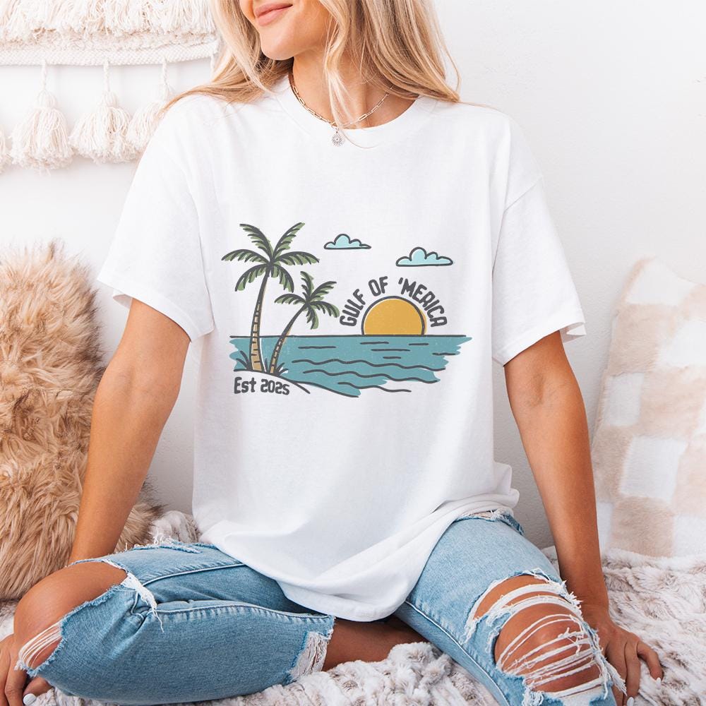 Gulf of merica PNG, Gulf Of Usa - 300 DPI Design for T-Shirt