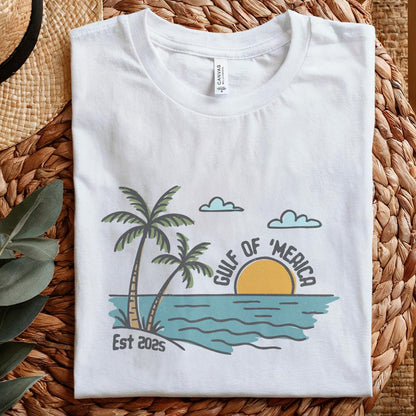 Gulf of merica PNG, Gulf Of Usa - 300 DPI Design for T-Shirt