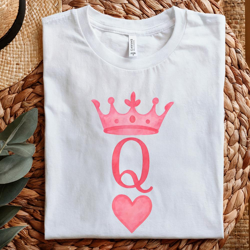 Queen of Hearts PNG Download, Trendy Sublimation - 300 DPI Design for