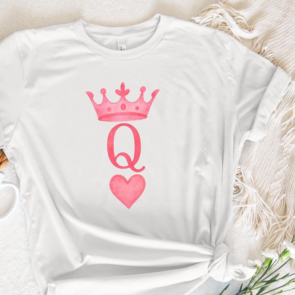 Queen of Hearts PNG Download, Trendy Sublimation - 300 DPI Design for