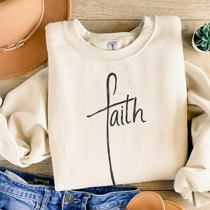 Faith Cross png, Faith Clipart - 300 DPI Design for T-Shirt