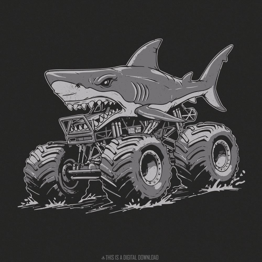 Monster Truck PNG, Monster Truck Design - 300 DPI Design for T-Shirt