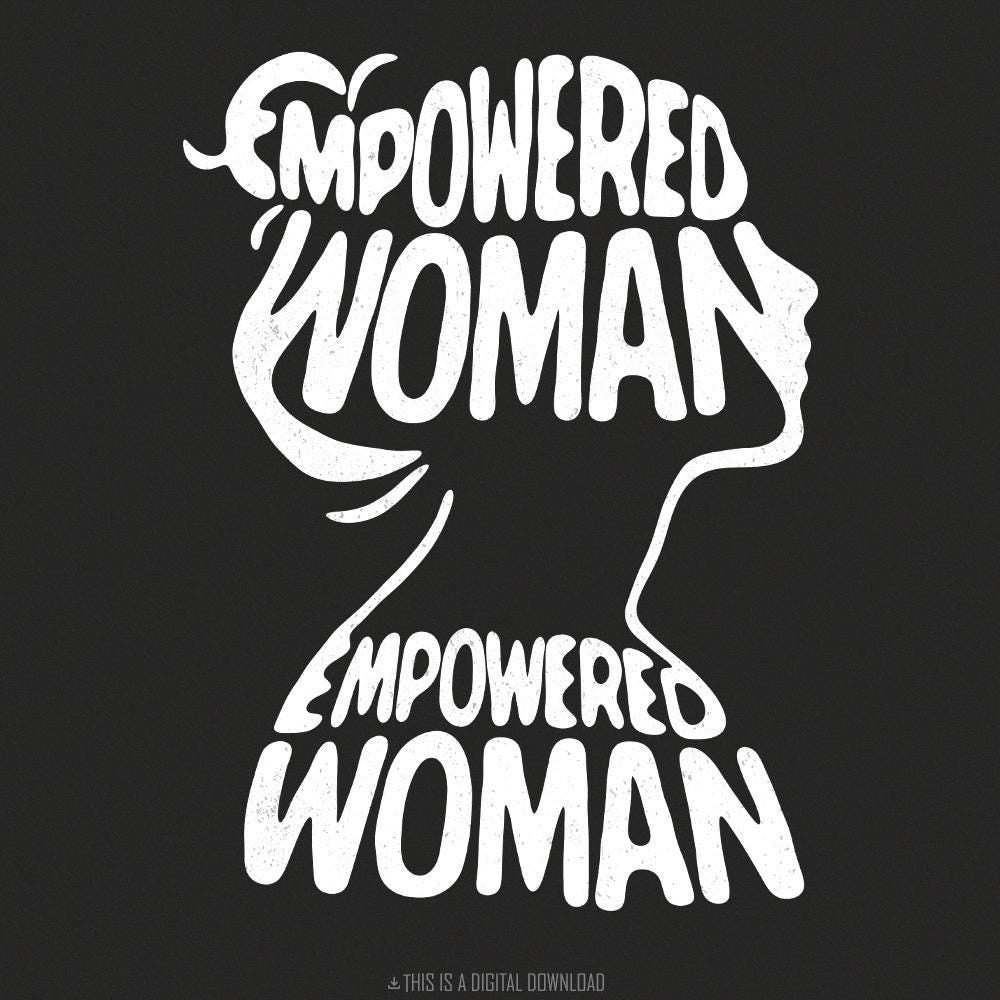 Empowered Women PNG, Women's Day Poster PNG - 300 DPI Design for T-Shirt