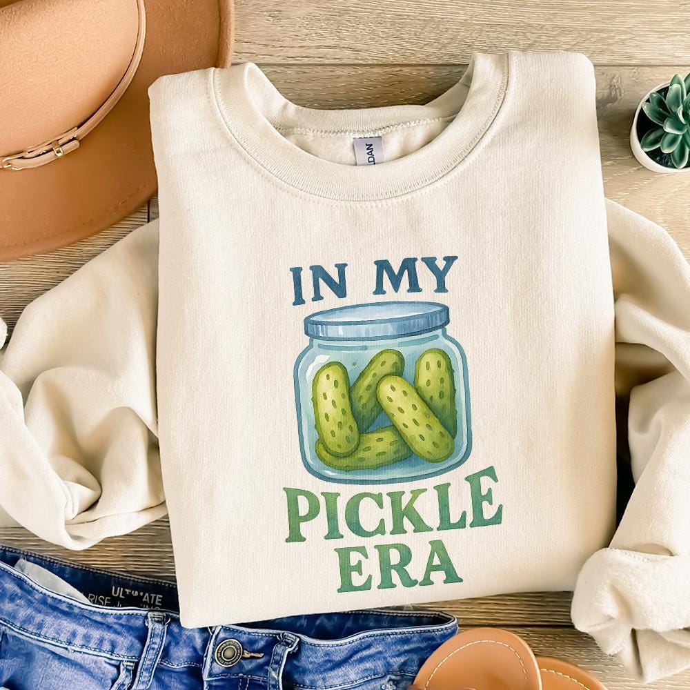 In My Pickle Era PNG, Pickle Graphic Digital Download - 300 DPI Design