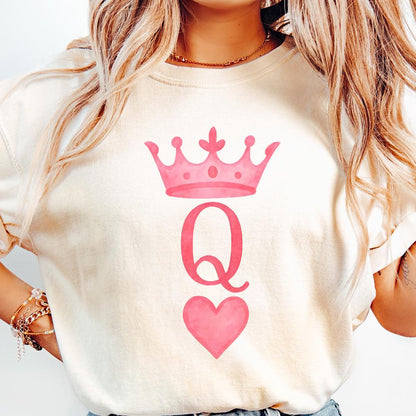 Queen of Hearts PNG Download, Trendy Sublimation - 300 DPI Design for