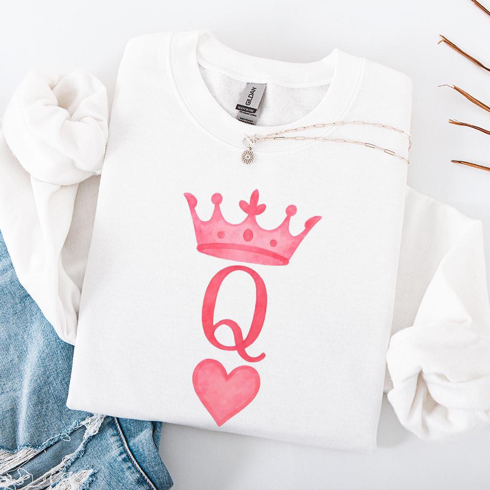 Queen of Hearts PNG Download, Trendy Sublimation - 300 DPI Design for