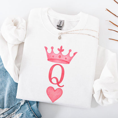 Queen of Hearts PNG Download, Trendy Sublimation - 300 DPI Design for