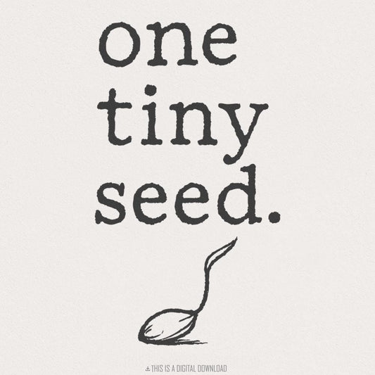 Faith png, Mustard Seed png - 300 DPI Design for T-Shirt