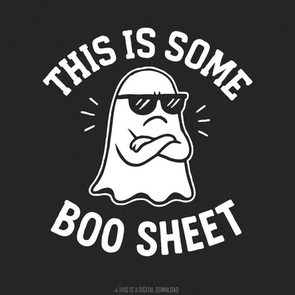 Funny Halloween png, Ghost png - 300 DPI Design for T-Shirt