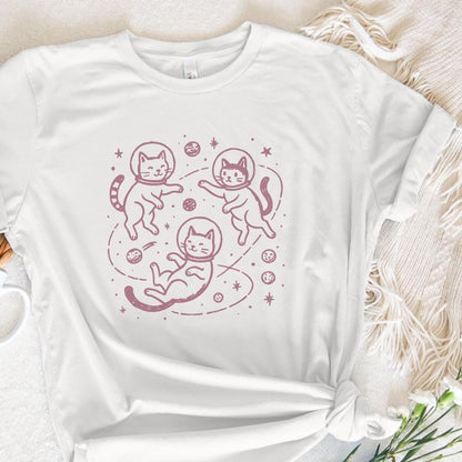 Space Cat Astronaut Cat Cosmic Cat PNG, Whimsical Galaxy Cat Art PNG -