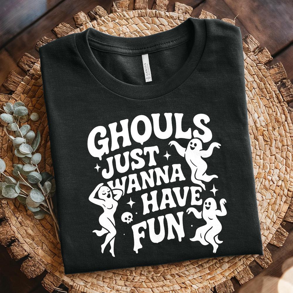 Ghouls Just Wanna Have Fun PNG, Funny Halloween PNG - 300 DPI Design for
