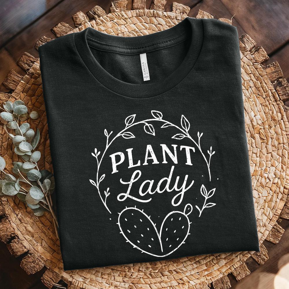 Plant Lady PNG Download, Botanical Wreath PNG for Plant Lover Shirt - 300