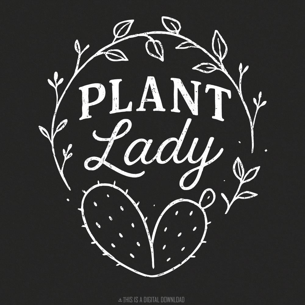 Plant Lady PNG Download, Botanical Wreath PNG for Plant Lover Shirt - 300