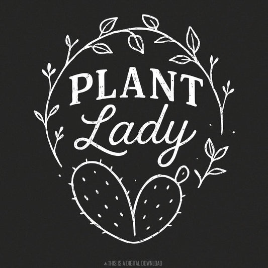 Plant Lady PNG Download, Botanical Wreath PNG for Plant Lover Shirt - 300