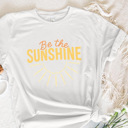 Be The Sunshine PNG, Motivational Quote Digital Download - 300 DPI Design