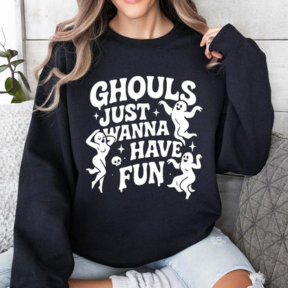 Ghouls Just Wanna Have Fun PNG, Funny Halloween PNG - 300 DPI Design for