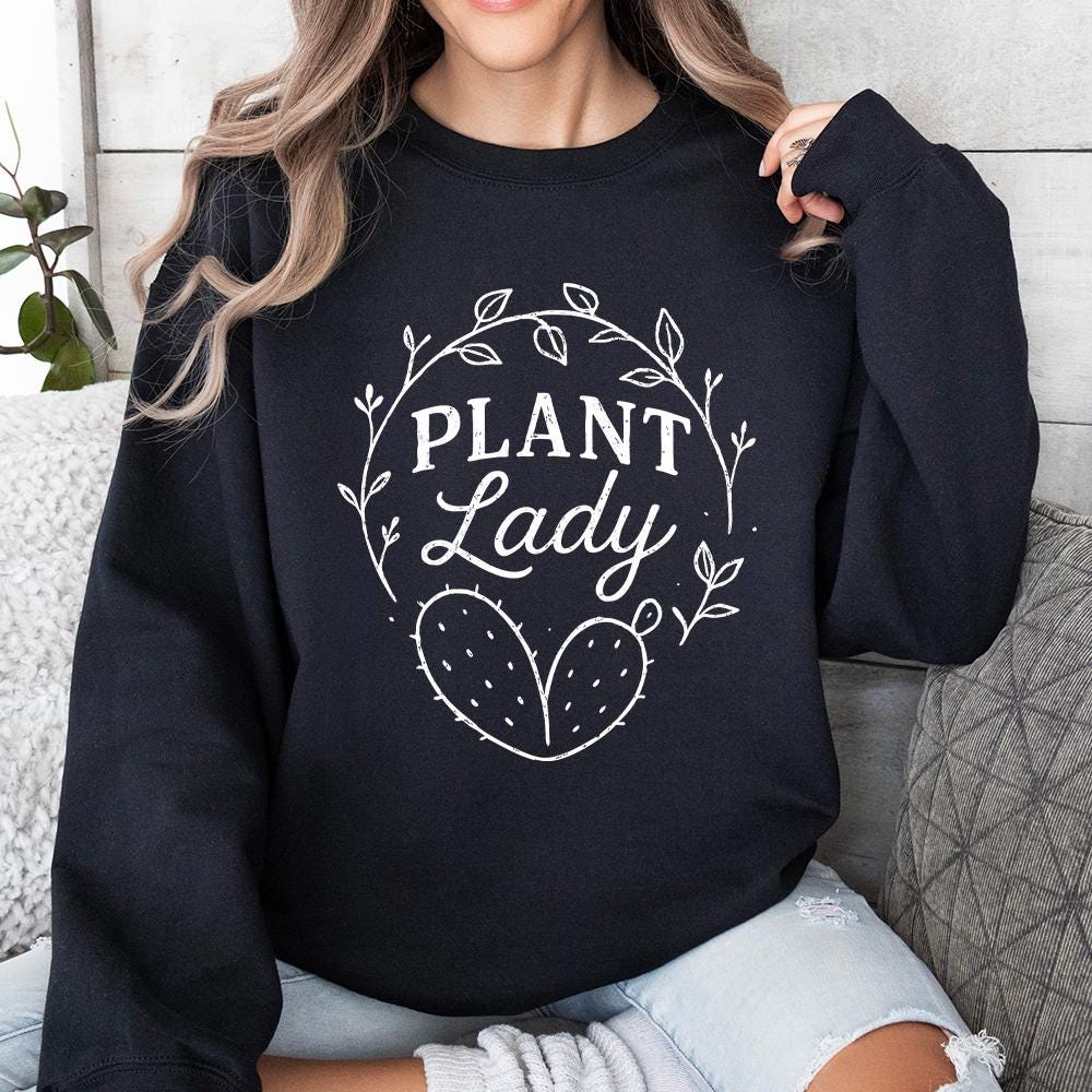 Plant Lady PNG Download, Botanical Wreath PNG for Plant Lover Shirt - 300