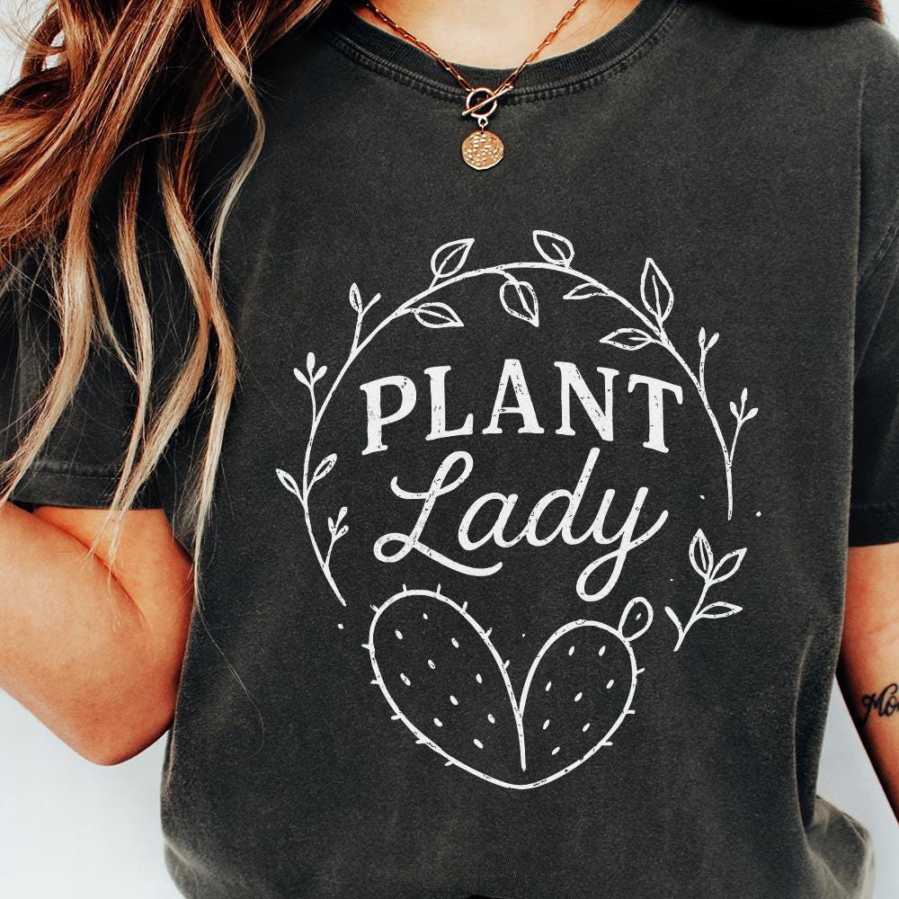 Plant Lady PNG Download, Botanical Wreath PNG for Plant Lover Shirt - 300