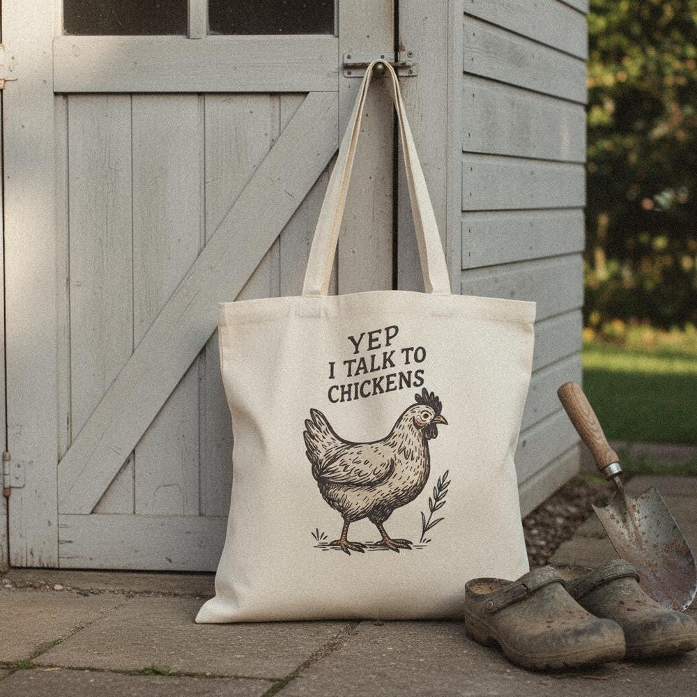 Yep I Talk To Chickens PNG, Funny Chicken Lover Shirt - 300 DPI Design