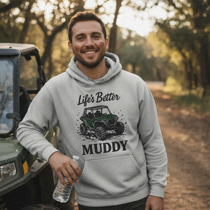 Life's Better Muddy PNG, Off Road UTV Digital Download - 300 DPI Design