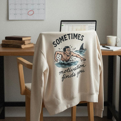 Sometimes Motivation Finds You PNG, Inspirational Digital Download Shirt