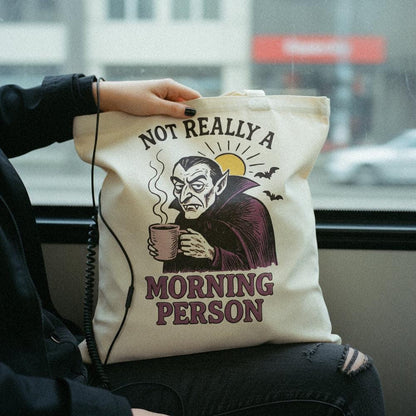 Not Really a Morning Person PNG, Vampire Coffee Lover Digital Art - 300