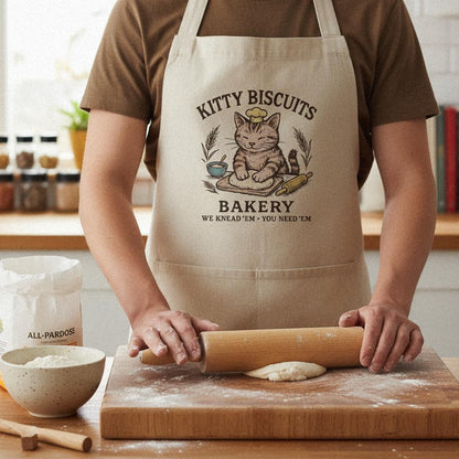 Kitty Biscuits Bakery PNG, Cute Cat Digital Download - 300 DPI Design for