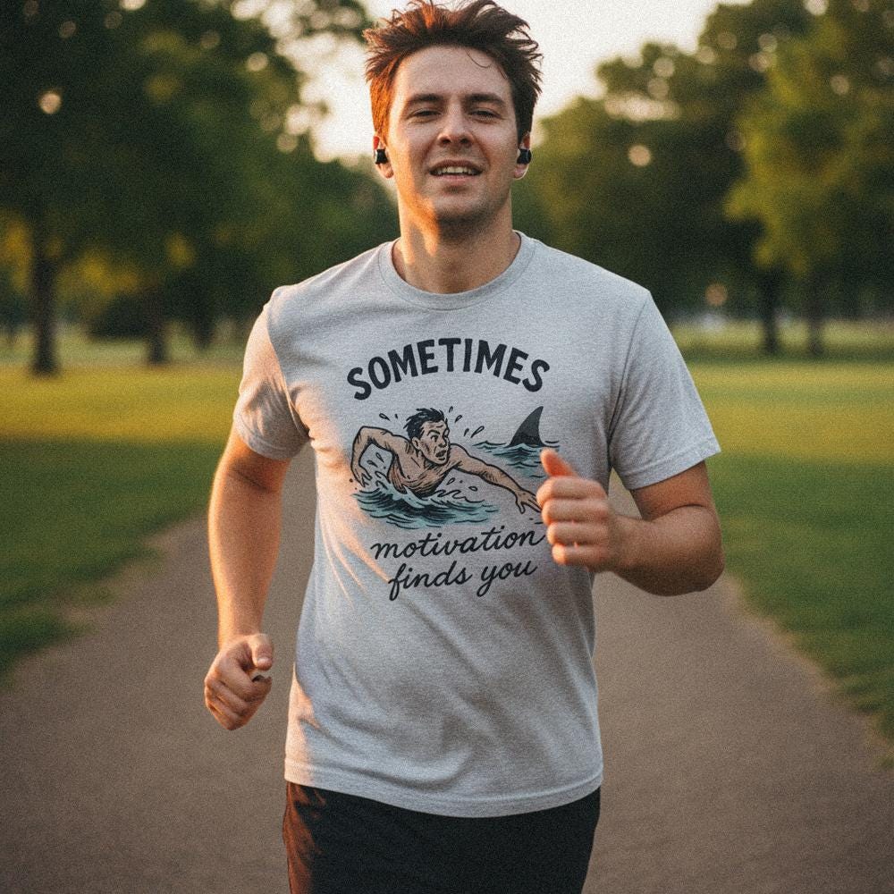 Sometimes Motivation Finds You PNG, Inspirational Digital Download Shirt