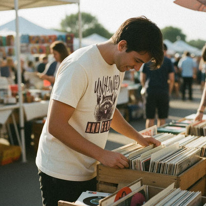 Unhinged And Feral PNG, Funny Raccoon Shirt - 300 DPI Design for T-Shirt