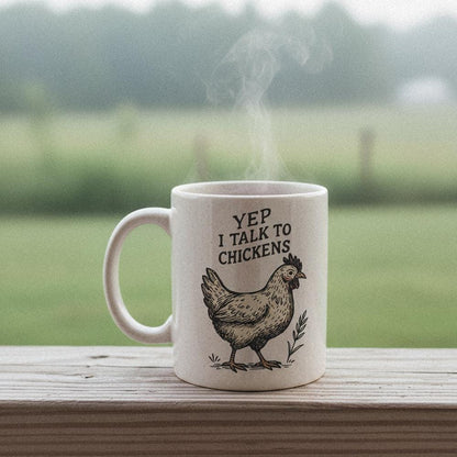 Yep I Talk To Chickens PNG, Funny Chicken Lover Shirt - 300 DPI Design