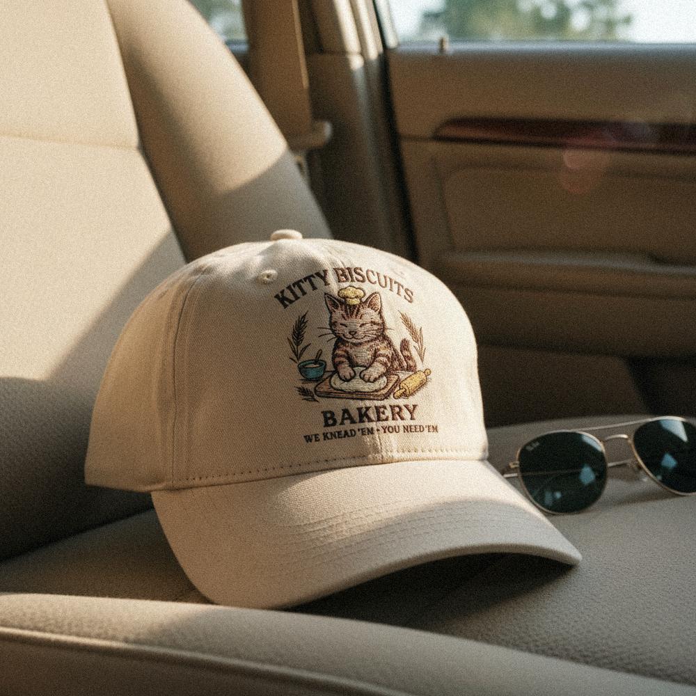 Kitty Biscuits Bakery PNG, Cute Cat Digital Download - 300 DPI Design for