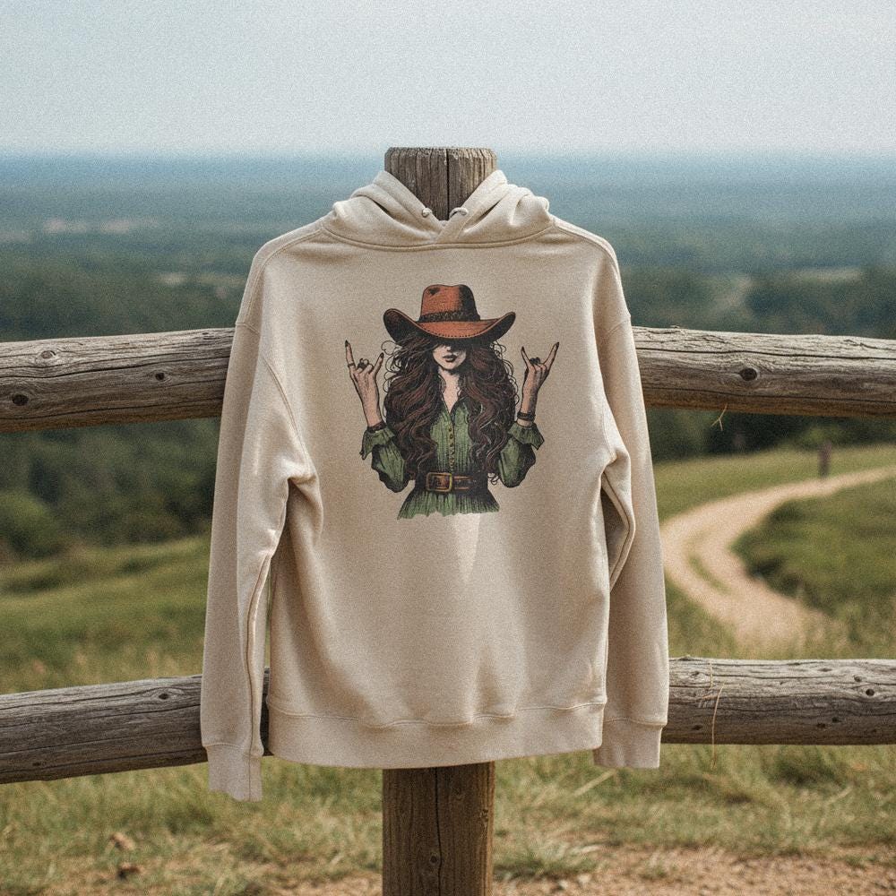 Cowgirl PNG, Western Fashion Digital Download - 300 DPI Design for T-Shirt