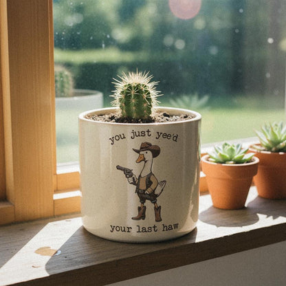 You Just Yee’d Your Last Haw PNG, Funny Cowboy Goose Digital Download -