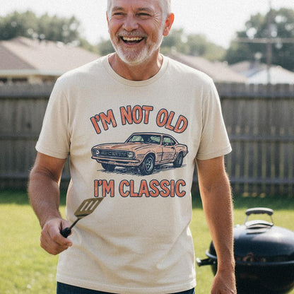 I'm Not Old I'm Classic PNG, Retro Muscle Car Digital Download - 300 DPI