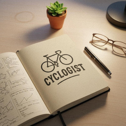 Cyclogist PNG, Digital Download for Bike Lovers - 300 DPI Design for