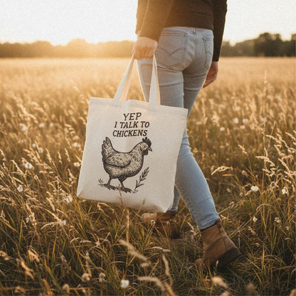 Yep I Talk To Chickens PNG, Funny Chicken Lover Shirt - 300 DPI Design