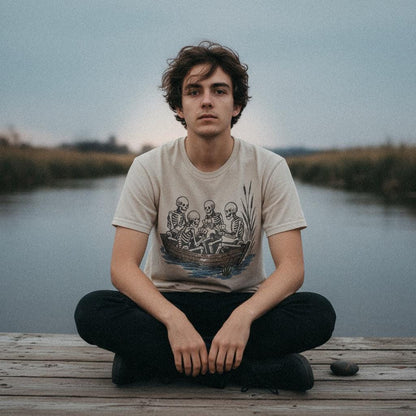 Skeletons Playing Cards PNG, Funny Poker Skeleton Art - 300 DPI Design