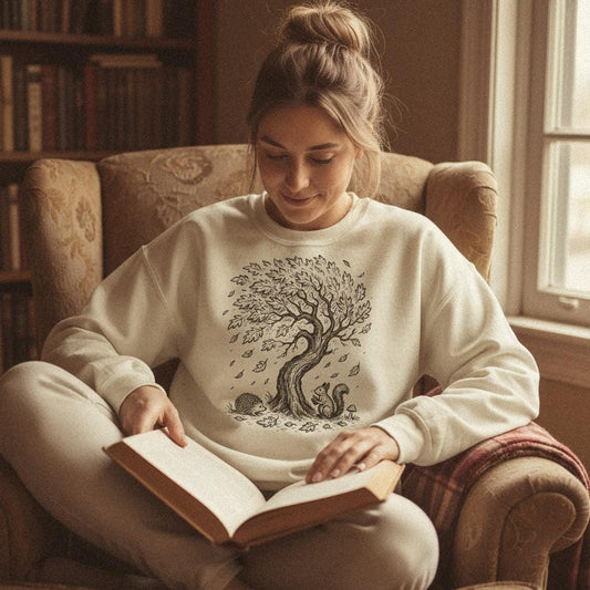 Woodland Friends PNG, Squirrel And Hedgehog Digital Art - 300 DPI Design