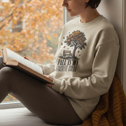 Fall Is My Favorite Color PNG, Autumn Tree Digital Download - 300 DPI