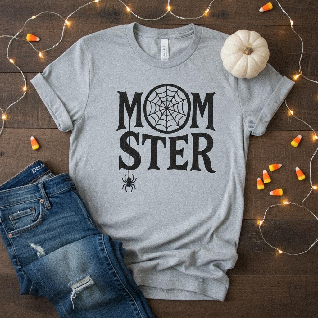 Momster PNG, Halloween Mom Digital Download - 300 DPI Design for T-Shirt