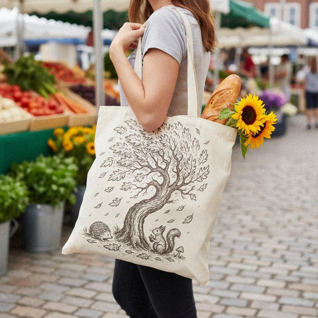 Woodland Friends PNG, Squirrel And Hedgehog Digital Art - 300 DPI Design