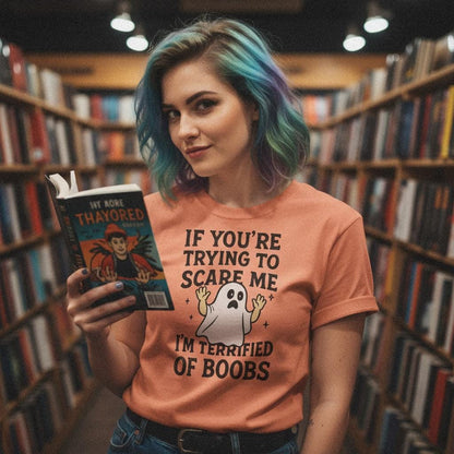 If You’re Trying to Scare Me I’m Terrified of Boobs PNG, Funny Ghost