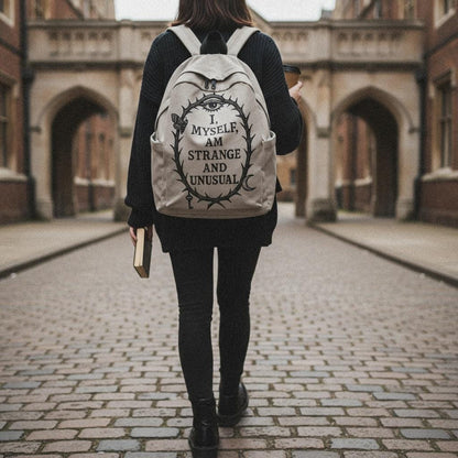 I Myself Am Strange And Unusual PNG, Gothic Wall Art - 300 DPI Design for