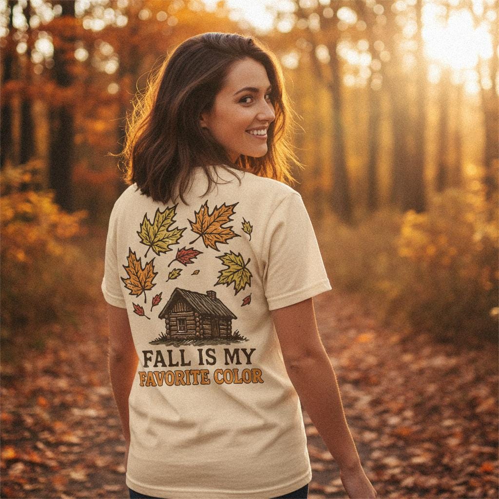 Fall Is My Favorite Color PNG, Autumn Leaves Digital Download - 300 DPI