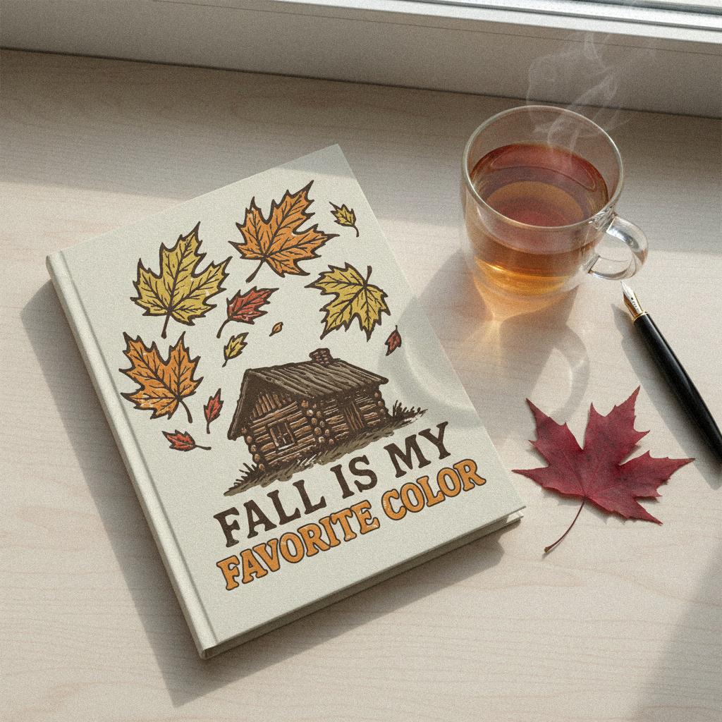 Fall Is My Favorite Color PNG, Autumn Leaves Digital Download - 300 DPI