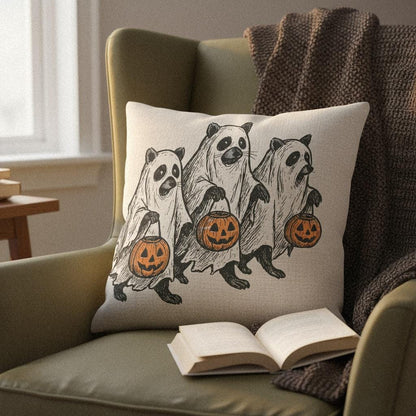 Trick Or Treat PNG, Halloween Raccoon Digital Download - 300 DPI Design